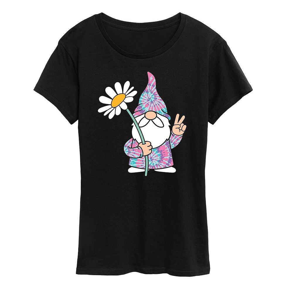 Женская футболка Tie Dye Gnome с рисунком ромашки Licensed Character, черный
Женская футболка Tie Dye Gnome с рисунком ромашки Licensed Character, черный