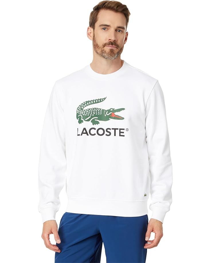 Толстовка Unisex Lacoste Crocodile Print Crew Neck Sweatshirt, белый
Толстовка Unisex Lacoste Crocodile Print Crew Neck Sweatshirt, белый