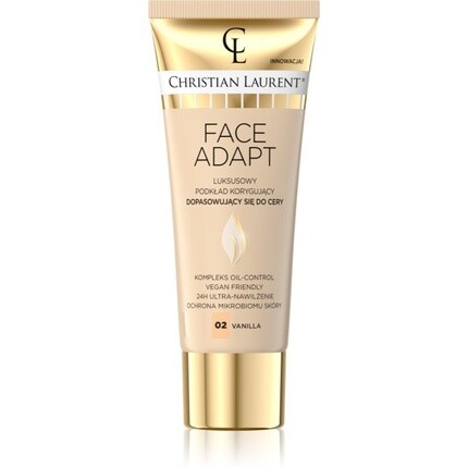 Christian Laurent Face Adapt Podkład 02 Vanilla Foundation
Christian Laurent Face Adapt Podkład 02 Vanilla Foundation