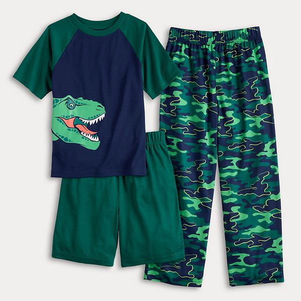 Детский пижамный комплект для мальчиков 4-16 лет Cuddl Duds, Green Dinosaur
Детский пижамный комплект для мальчиков 4-16 лет Cuddl Duds, Green Dinosaur