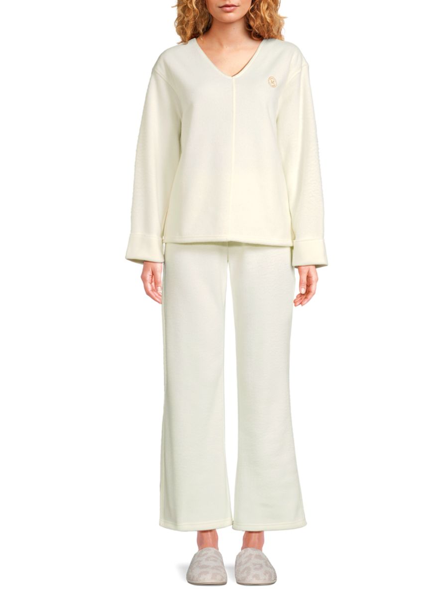 Комплект из двух предметов: топ с открытыми плечами и пижама Martha Stewart, кремовый
Комплект из двух предметов: топ с открытыми плечами и пижама Martha Stewart, кремовый