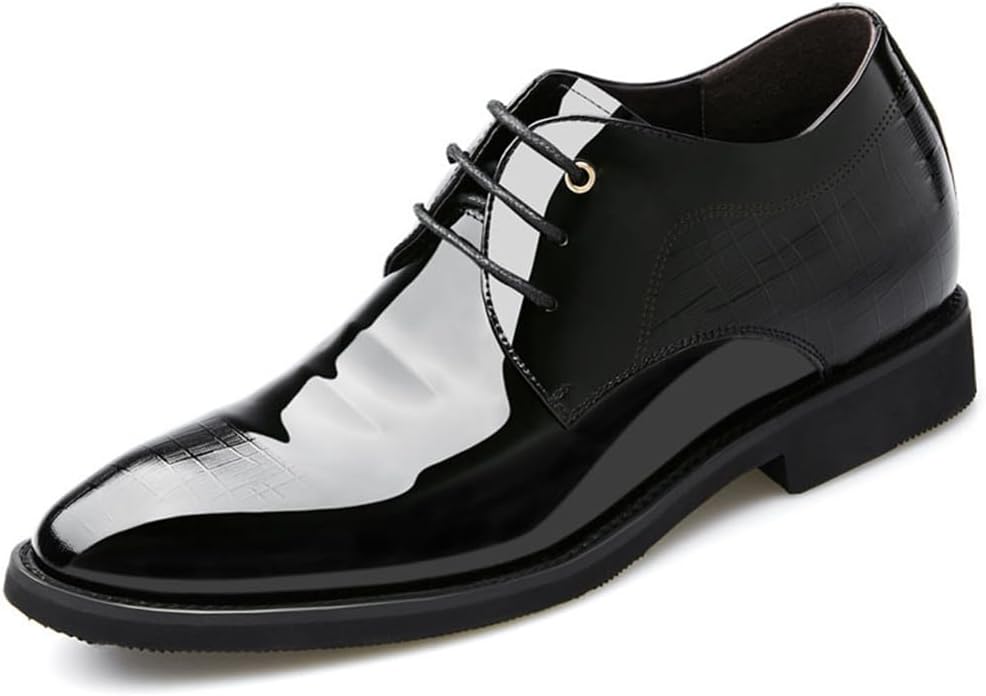 Мужские туфли Oxford UKUBOXBAG, противоскользящие, с незаметным увеличением роста, кожаные, на шнуровке, для деловых событий и свадьбы, 8cm/3.15inchs Height
Мужские туфли Oxford UKUBOXBAG, противоскользящие, с незаметным увеличением роста, кожаные, на шнуровке, для деловых событий и свадьбы, 8cm/3.15inchs Height