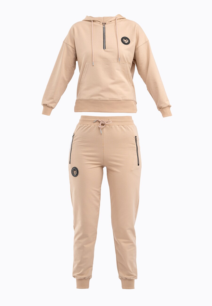 Спортивный костюм Tom Barron, Ecru 
Спортивный костюм Tom Barron, Ecru