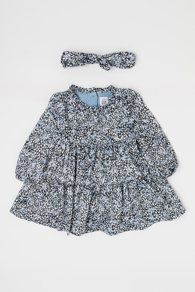 Цветочное платье, повязка на голову и трусики Gap, черный
Цветочное платье, повязка на голову и трусики Gap, черный