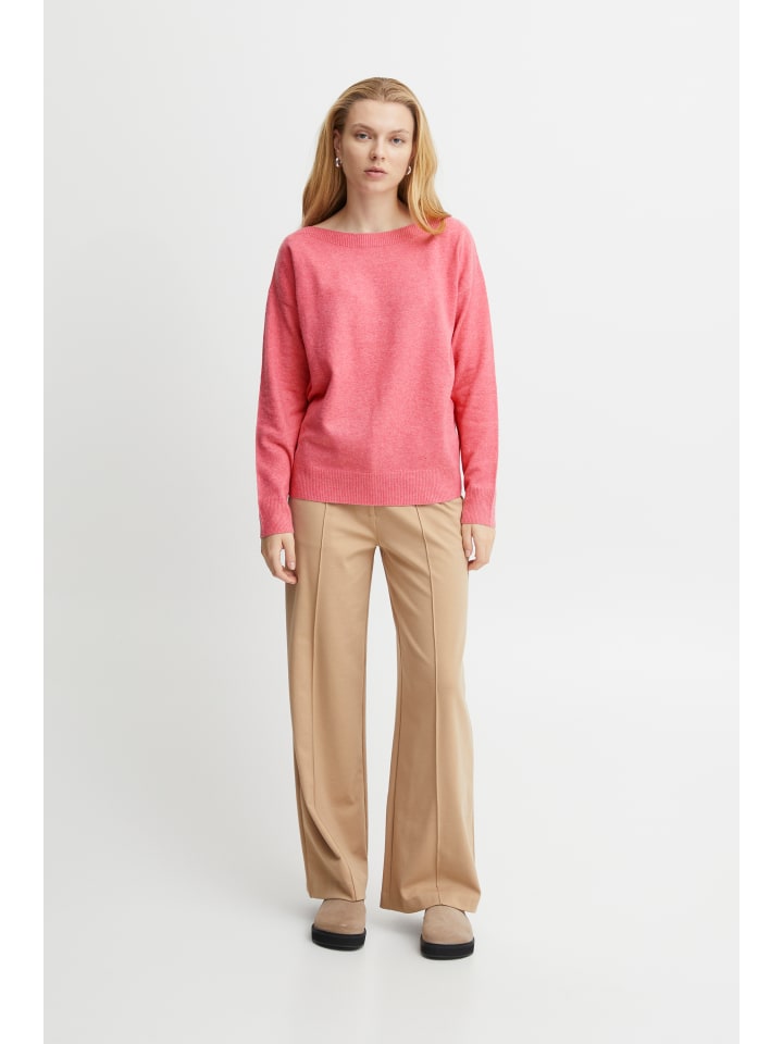 ICHI Свободный вязаный свитер IHALPA в цвете Chateau Rose
ICHI Свободный вязаный свитер IHALPA в цвете Chateau Rose