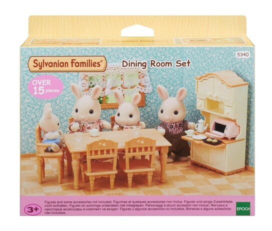 Sylvanian Families, коллекционные фигурки, обеденный набор в стиле кантри
Sylvanian Families, коллекционные фигурки, обеденный набор в стиле кантри