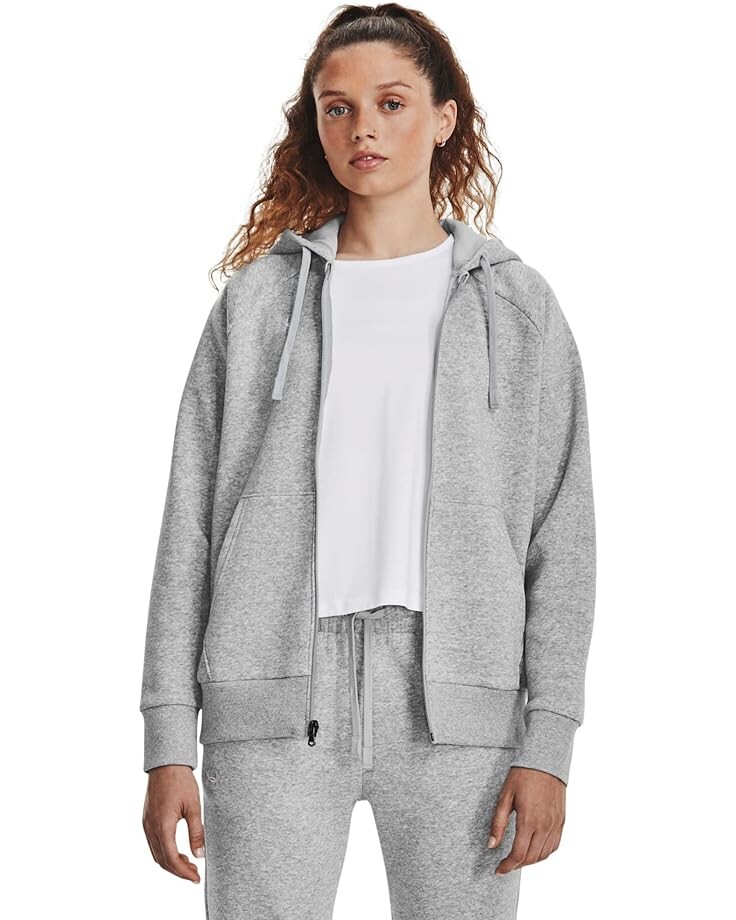 Худи Under Armour Rival Fleece Full Zip, цвет Mod Gray Light Heather/White
Худи Under Armour Rival Fleece Full Zip, цвет Mod Gray Light Heather/White