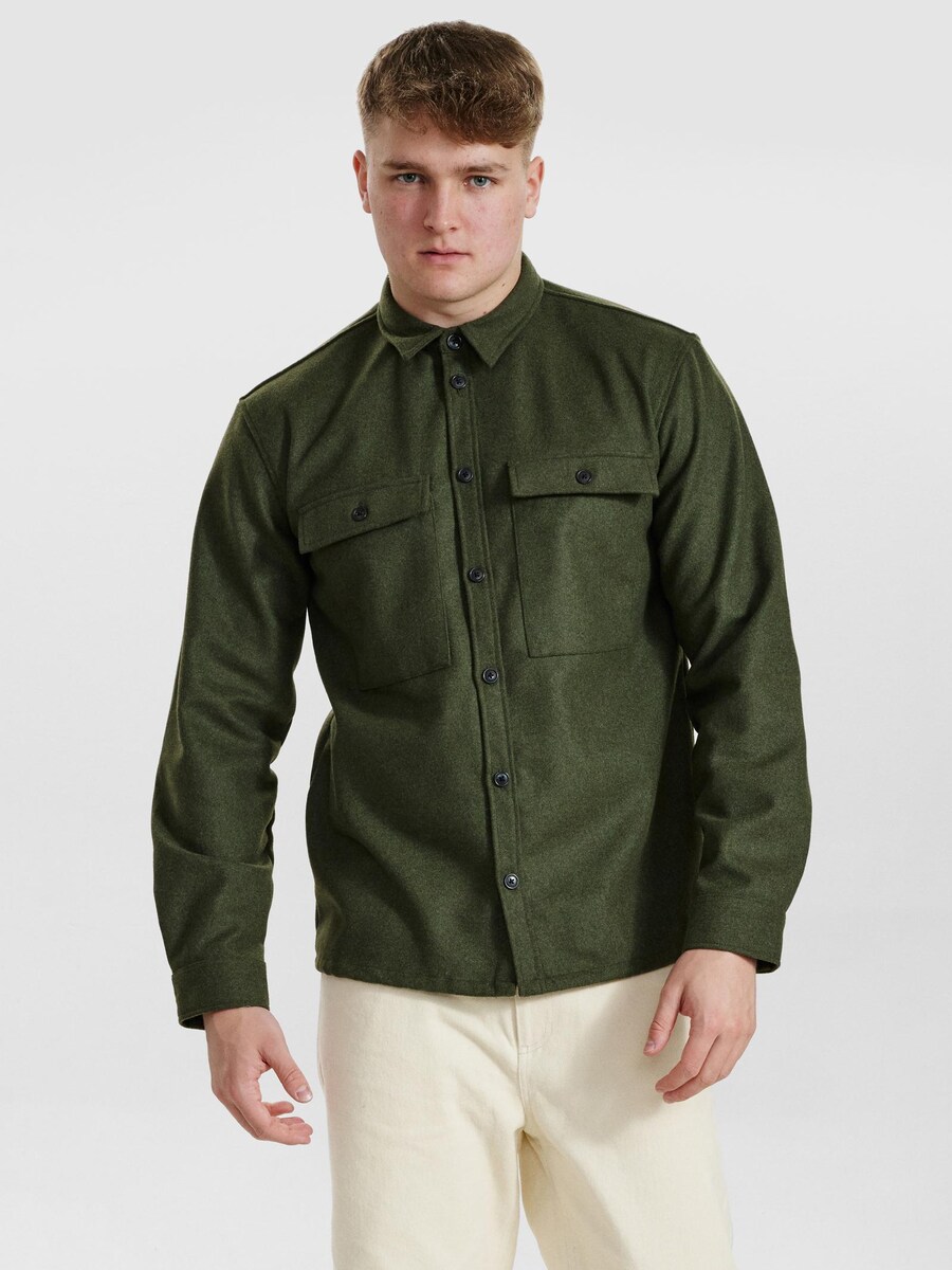 Рубашка Dxnmxrk DXEmil, оливковый
Рубашка Dxnmxrk DXEmil, оливковый