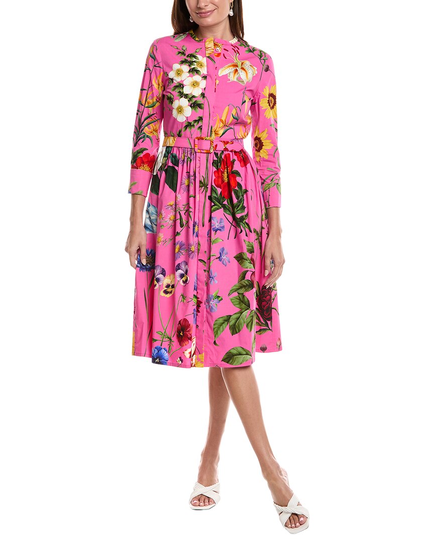 Oscar de la Renta Поясное платье-рубашка, розовый
Oscar de la Renta Поясное платье-рубашка, розовый