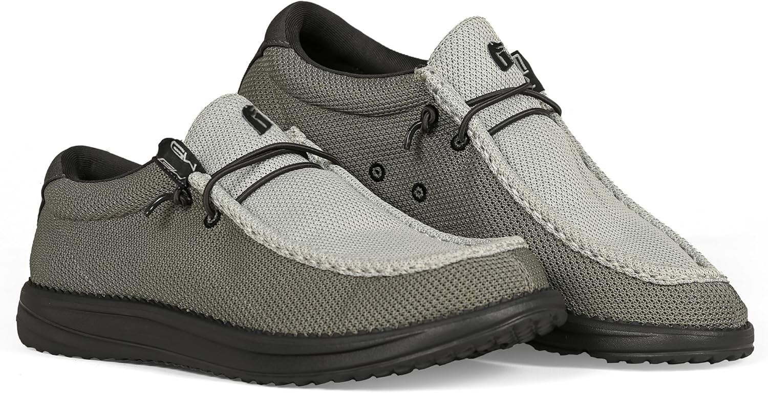 Мужские ботинки Gator Waders для кемпинга - дышащие лоферы без шнуровки - эластичные шнурки - сверхлегкая амортизация на весь день - удобная посадка, Ash
Мужские ботинки Gator Waders для кемпинга - дышащие лоферы без шнуровки - эластичные шнурки - сверхлегкая амортизация на весь день - удобная посадка, Ash