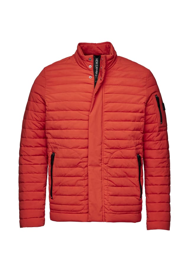 Летняя куртка с практичным карманом на рукаве New Canadian, оранжевый 
Летняя куртка с практичным карманом на рукаве New Canadian, оранжевый