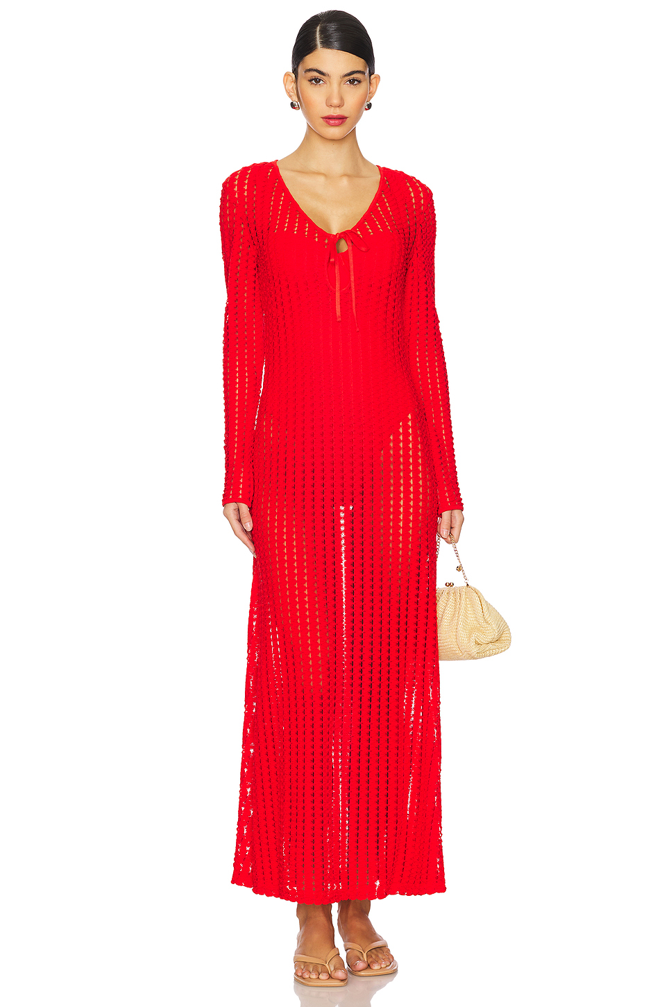 Платье-Миди с вырезом-замочной скважиной элтон Simkhai, красный
Платье-Миди с вырезом-замочной скважиной элтон Simkhai, красный