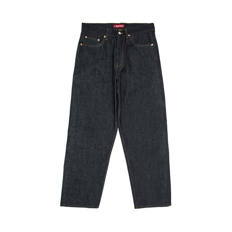 Джинсы Supreme Rigid Baggy Selvedge Jean, индиго 
Джинсы Supreme Rigid Baggy Selvedge Jean, индиго