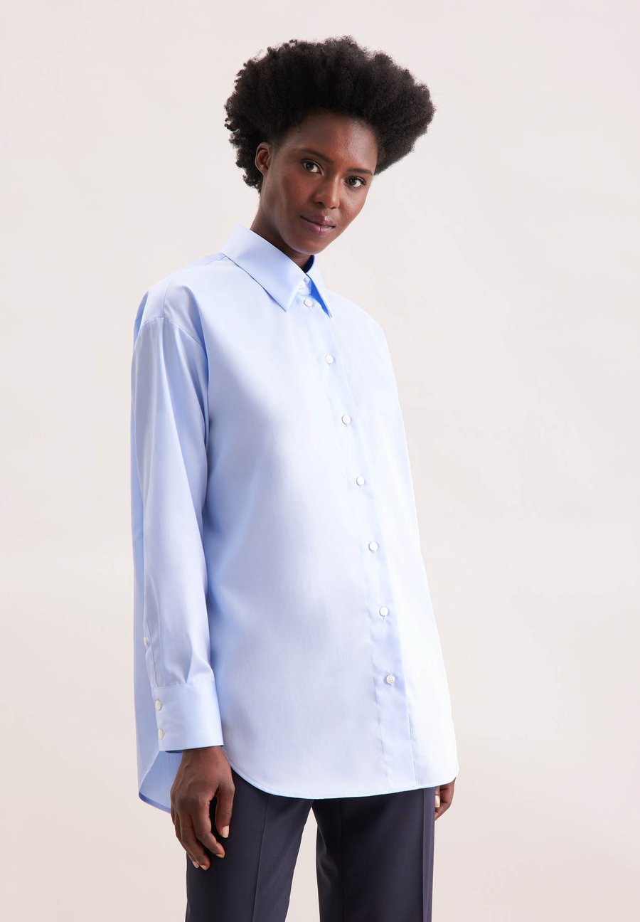 Блуза Seidensticker Button-down blouse, Light Blue/Blue
Блуза Seidensticker Button-down blouse, Light Blue/Blue