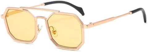 Солнцезащитные очки в стиле стимпанк из сплава для женщин, ретро-солнцезащитные очки в форме многоугольника для мужчин, очки с защитой от УФ-излучения UV400 MTZJH, Rose Gold-yellow
Солнцезащитные очки в стиле стимпанк из сплава для женщин, ретро-солнцезащитные очки в форме многоугольника для мужчин, очки с защитой от УФ-излучения UV400 MTZJH, Rose Gold-yellow