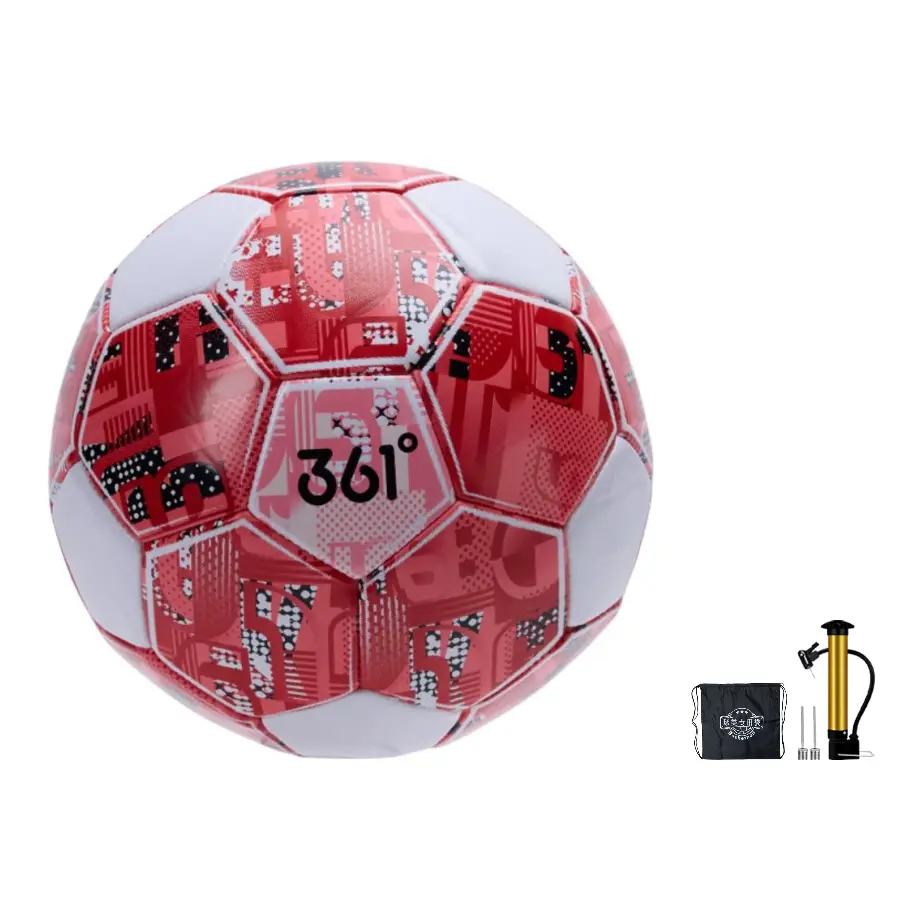 Футбольный мяч PVC машинной строчки, размер 45, унисекс 361°, красный белый
Футбольный мяч PVC машинной строчки, размер 45, унисекс 361°, красный белый