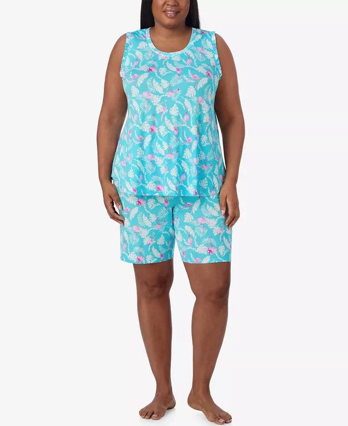 Пижамный комплект бермуды без рукавов больших размеров Ellen Tracy, синий
Пижамный комплект бермуды без рукавов больших размеров Ellen Tracy, синий