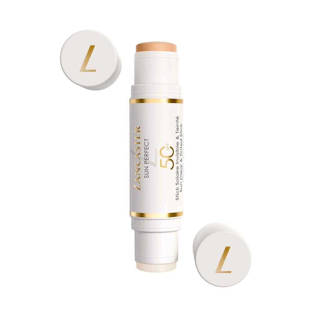 Lancaster, Sun Perfect Clear & Tinted Stick SPF50, солнцезащитный стик 2 в 1, 12 г
Lancaster, Sun Perfect Clear & Tinted Stick SPF50, солнцезащитный стик 2 в 1, 12 г