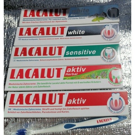 Медицинская зубная паста 75мл - Оригинал Германия, Lacalut
Медицинская зубная паста 75мл - Оригинал Германия, Lacalut