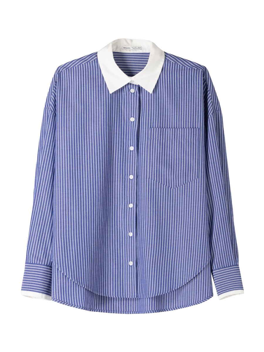 Блузка Bershka, цвет Blue/Smoke blue
Блузка Bershka, цвет Blue/Smoke blue