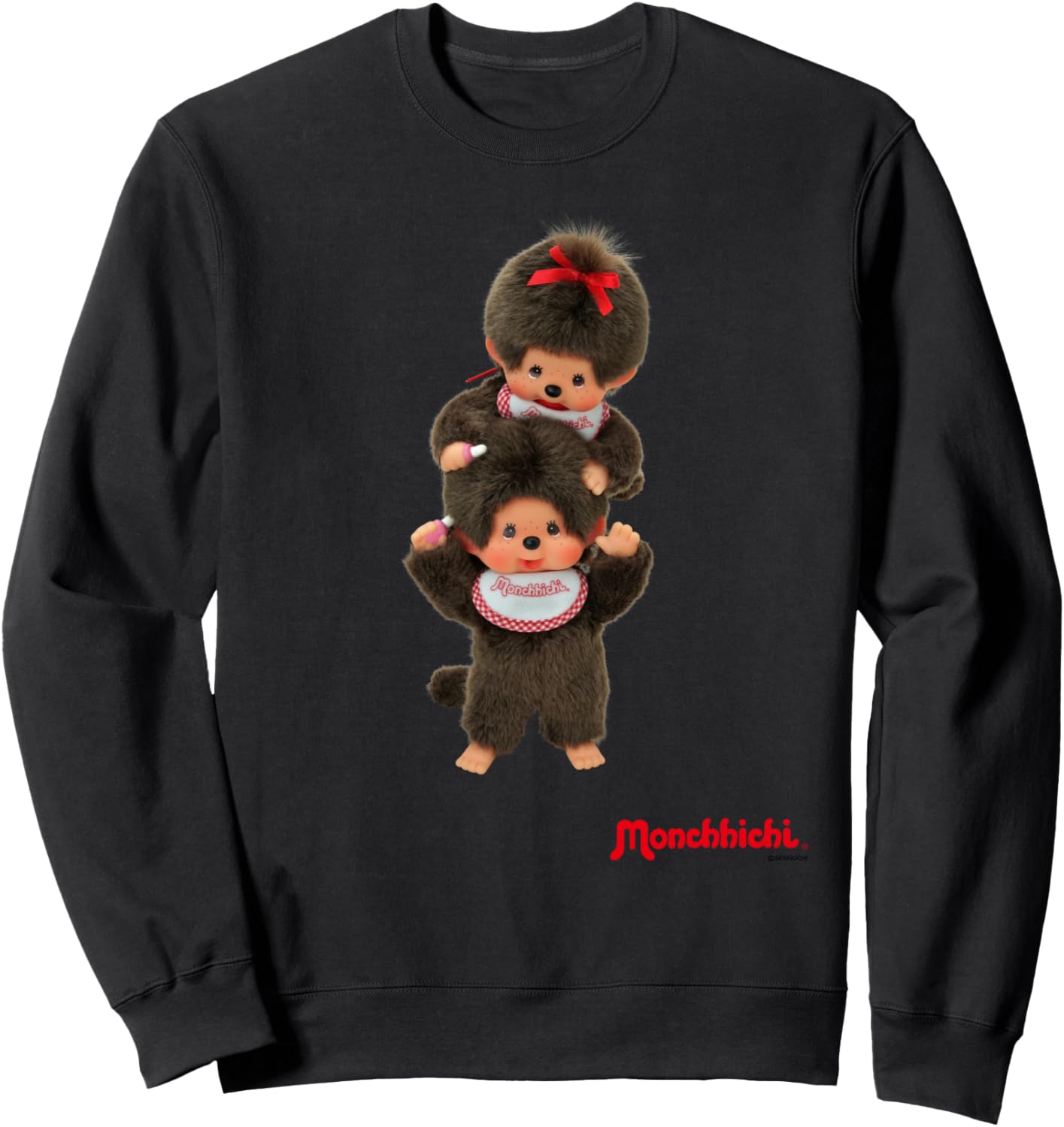 Толстовка с графическим принтом Monchitch Monchhichi, черный
Толстовка с графическим принтом Monchitch Monchhichi, черный