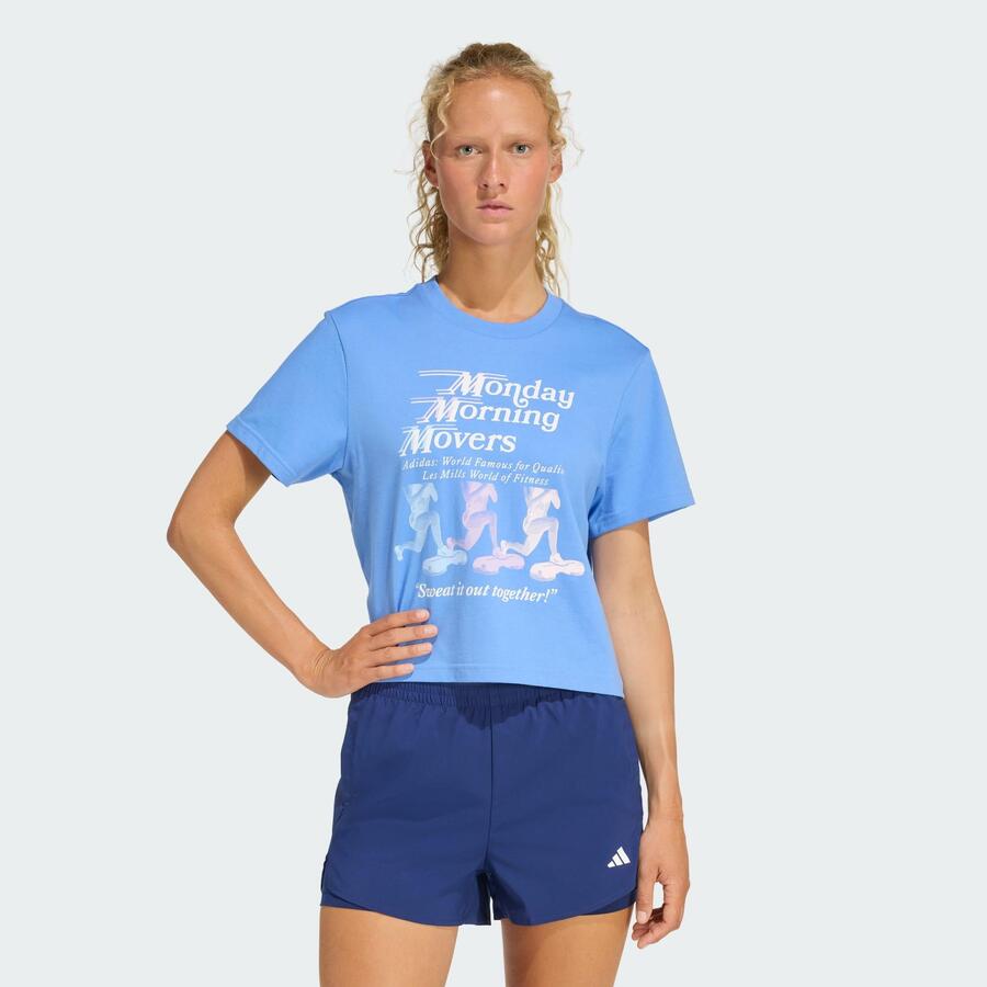 ADIDAS Футболка с принтом LES MILLS MOVERS
ADIDAS Футболка с принтом LES MILLS MOVERS