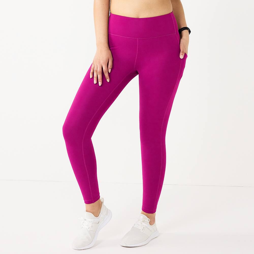 Женские леггинсы Tek Gear Ultrastretch с высокой талией и боковыми карманами размером 7/8, цвет Berry Grigio
Женские леггинсы Tek Gear Ultrastretch с высокой талией и боковыми карманами размером 7/8, цвет Berry Grigio