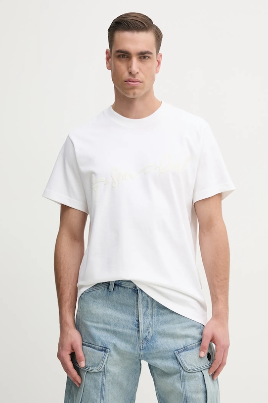 Хлопковая футболка G-Star, белый
Хлопковая футболка G-Star, белый