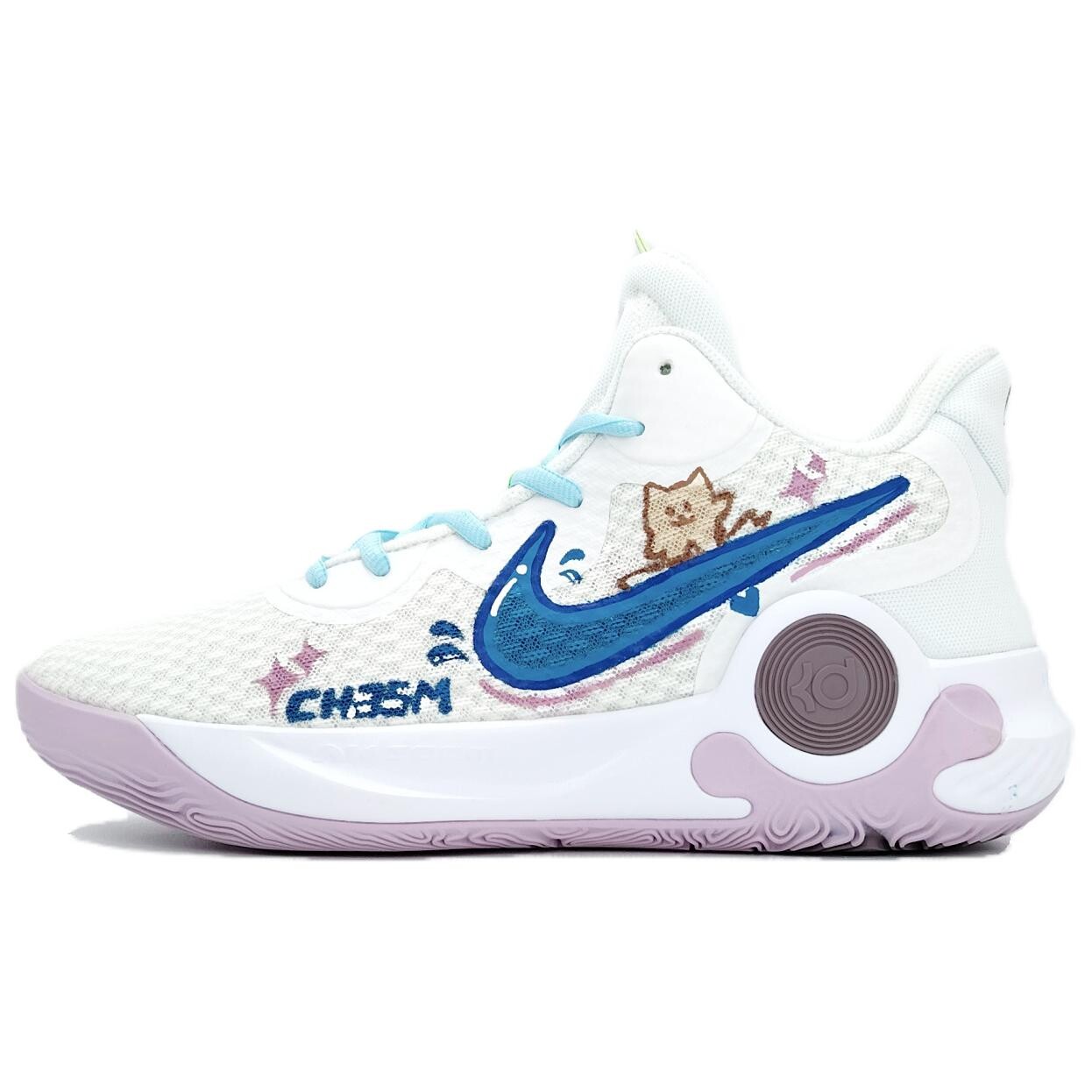 Кроссовки Nike KD Trey 5 IX Vintage Basketball Shoes Unisex Mid-top White/Virtual Blue/Prism Purple, белый/синий/фиолетовый
Кроссовки Nike KD Trey 5 IX Vintage Basketball Shoes Unisex Mid-top White/Virtual Blue/Prism Purple, белый/синий/фиолетовый