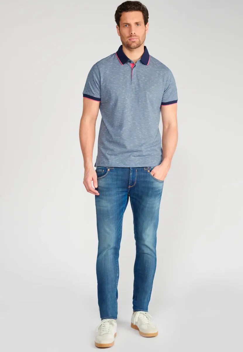 Рубашка-поло Le Temps Des Cerises "BOREL", с пестрым узором, синий
Рубашка-поло Le Temps Des Cerises "BOREL", с пестрым узором, синий