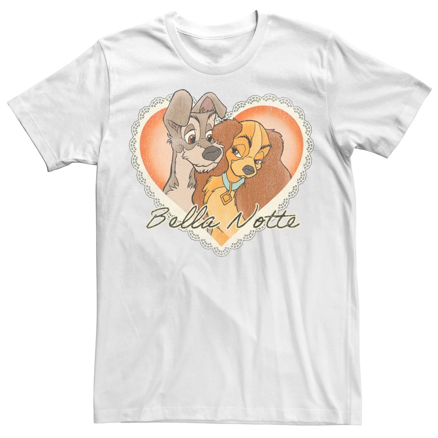 Мужская винтажная футболка Lady And The Tramp Love Love для собак ко Дню святого Валентина Disney
Мужская винтажная футболка Lady And The Tramp Love Love для собак ко Дню святого Валентина Disney