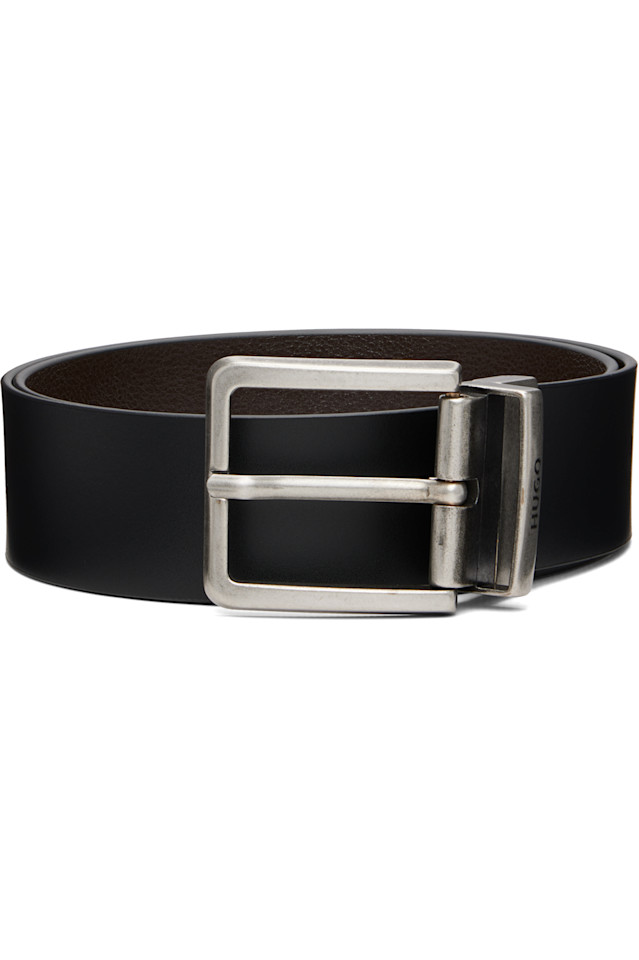 Ремень из полированной кожи Hugo, черный
Ремень из полированной кожи Hugo, черный