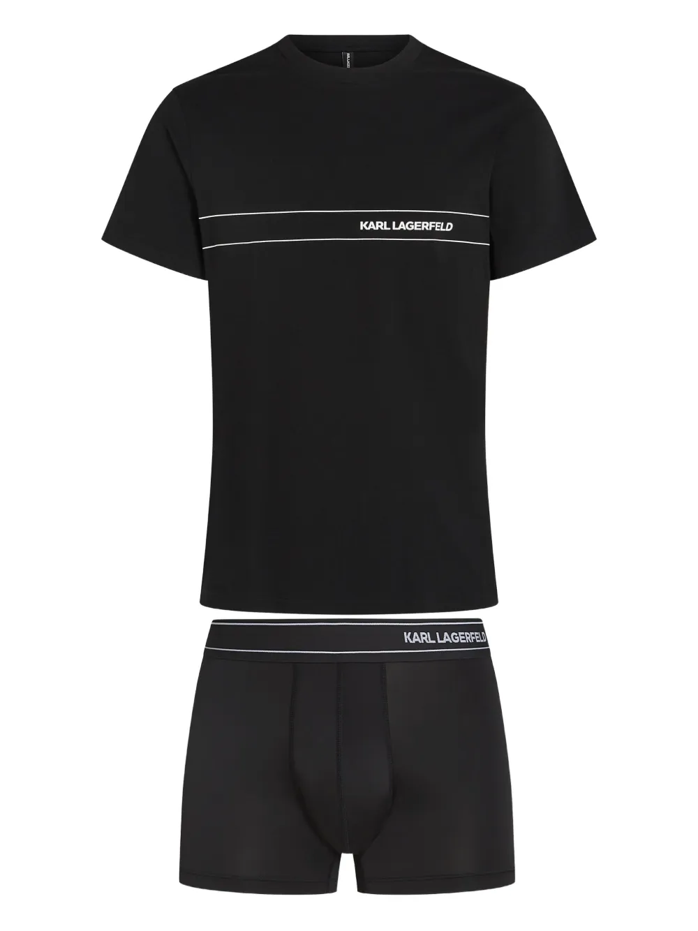 Комплект из двух футболок с логотипом KARL LAGERFELD, черный
Комплект из двух футболок с логотипом KARL LAGERFELD, черный