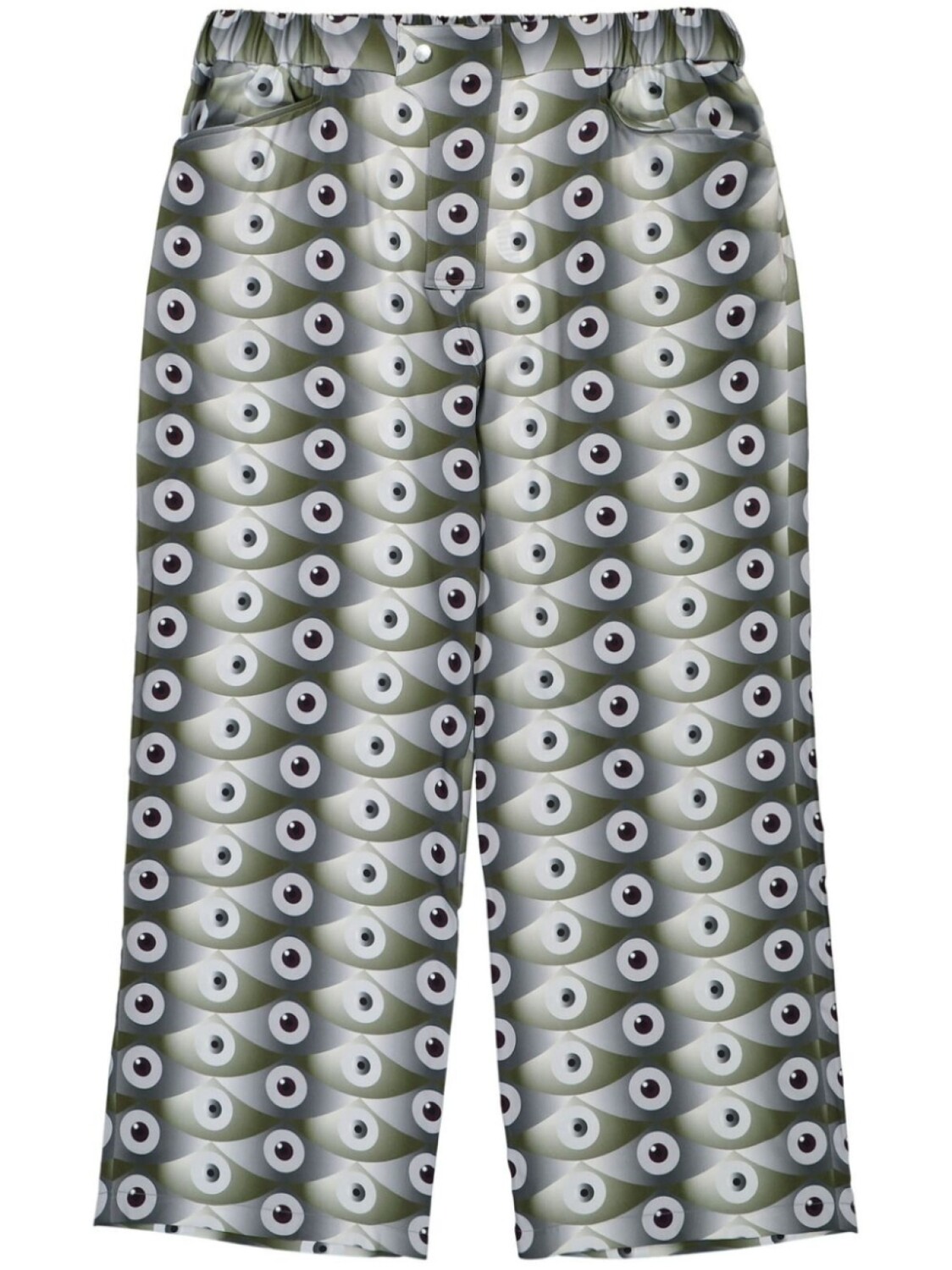Брюки с принтом глаз широкие GmbH, зеленый
Брюки с принтом глаз широкие GmbH, зеленый