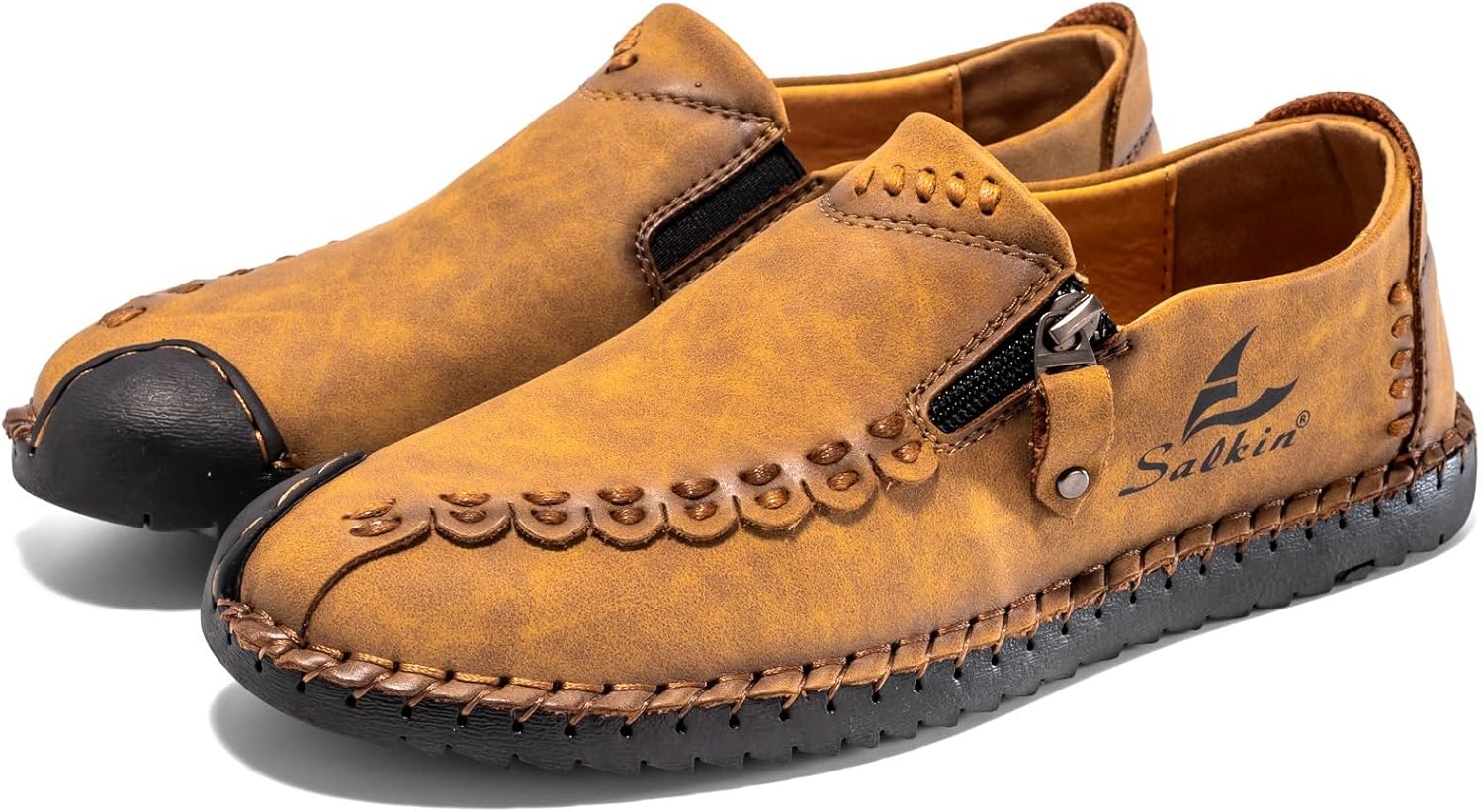 Мужские слипоны из натуральной кожи, лоферы, повседневные, легкие, мягкие, дышащие, удобные, с круглым носком, ходьбы, повседневной работы и путешествий Netehadi, желтый
Мужские слипоны из натуральной кожи, лоферы, повседневные, легкие, мягкие, дышащие, удобные, с круглым носком, ходьбы, повседневной работы и путешествий Netehadi, желтый