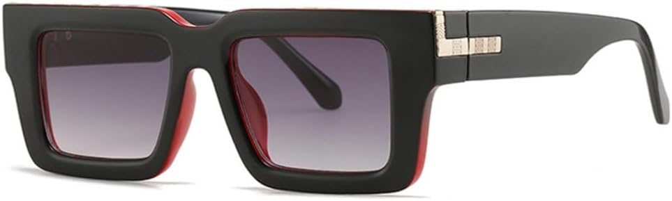 Ретро-солнцезащитные очки квадратной формы 2027 года для женщин, модные, с леопардовым градиентом, защита от УФ-излучения UV400, подходят для мужчин и женщин MTZJH, Black Red Gray
Ретро-солнцезащитные очки квадратной формы 2027 года для женщин, модные, с леопардовым градиентом, защита от УФ-излучения UV400, подходят для мужчин и женщин MTZJH, Black Red Gray