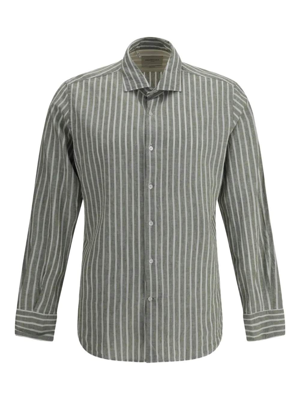 Полосатая рубашка из смеси хлопка и льна BROOKSFIELD, зеленый
Полосатая рубашка из смеси хлопка и льна BROOKSFIELD, зеленый