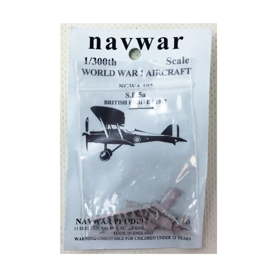 SE5a Британский истребитель 1917 г., World War I Aircraft (1:300) (NavWar)
SE5a Британский истребитель 1917 г., World War I Aircraft (1:300) (NavWar)