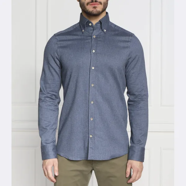 Рубашка узкого кроя Stenströms, синий 
Рубашка узкого кроя Stenströms, синий