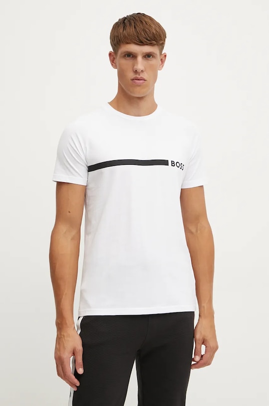 Хлопковая футболка Boss, белый
Хлопковая футболка Boss, белый