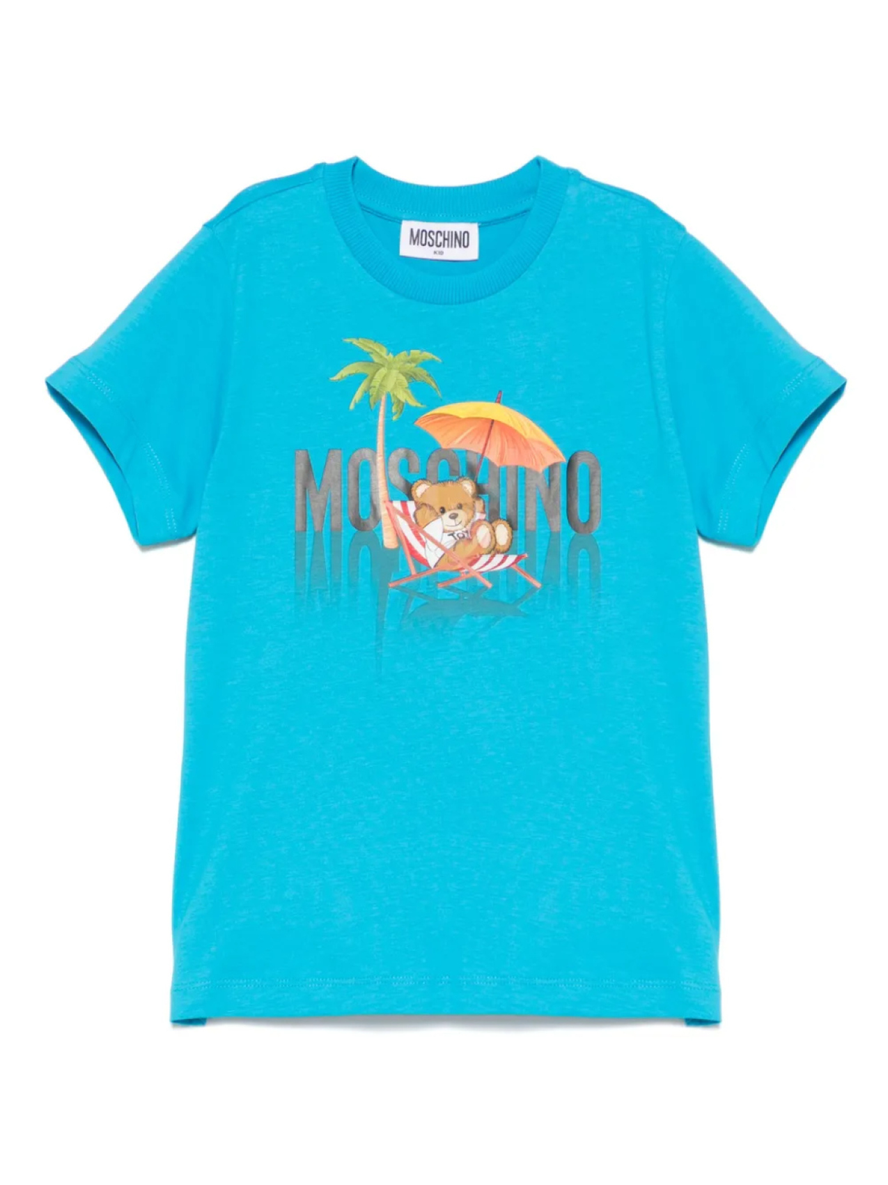 Moschino Kids футболка с графичным принтом, синий
Moschino Kids футболка с графичным принтом, синий