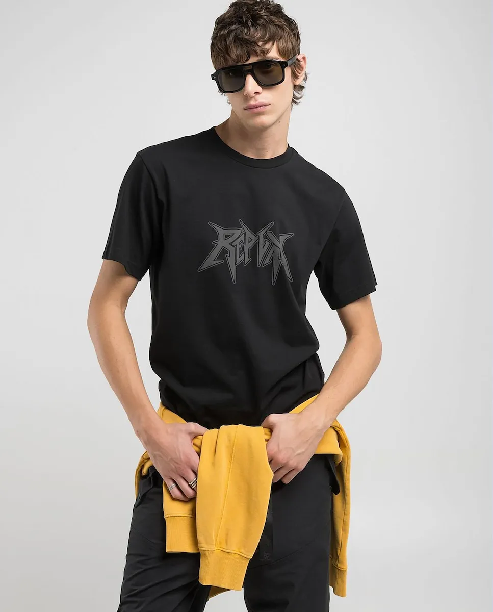 Футболка мужская с короткими рукавами и круглым вырезом Replay, черный
Футболка мужская с короткими рукавами и круглым вырезом Replay, черный