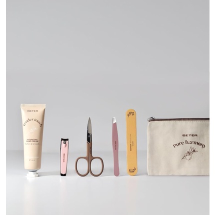 Маникюрный набор Pure Harmony из 4-х пилочек и пинцетов Beter 
Маникюрный набор Pure Harmony из 4-х пилочек и пинцетов Beter