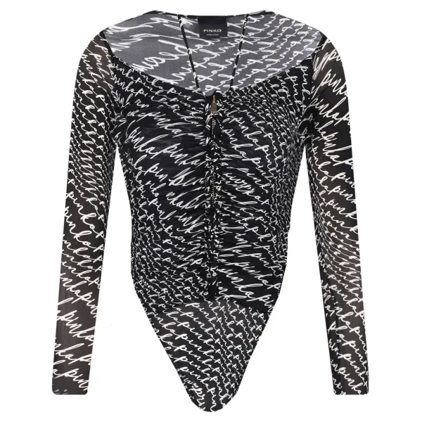 Боди стандартной формы Pinko, черный
Боди стандартной формы Pinko, черный