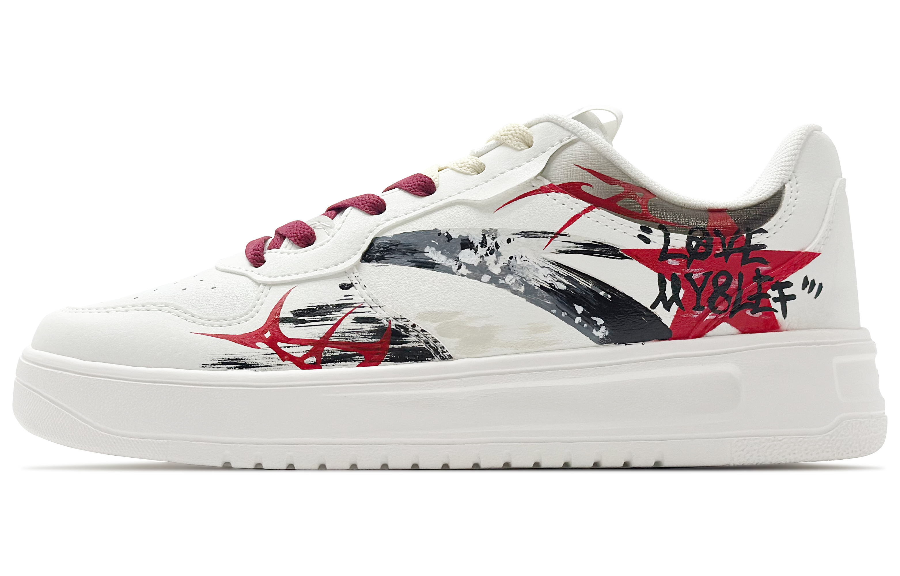 ANTA Кроссовки для скейтбординга с противоскользящей амортизацией, низкие, мужские, белые, черные, красные
ANTA Кроссовки для скейтбординга с противоскользящей амортизацией, низкие, мужские, белые, черные, красные