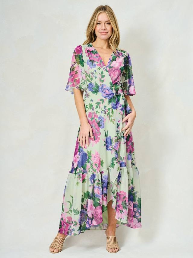 Платье макси Priscilla из шифона с цветочным принтом и запахом Hope & Ivy, Green/Multi
Платье макси Priscilla из шифона с цветочным принтом и запахом Hope & Ivy, Green/Multi