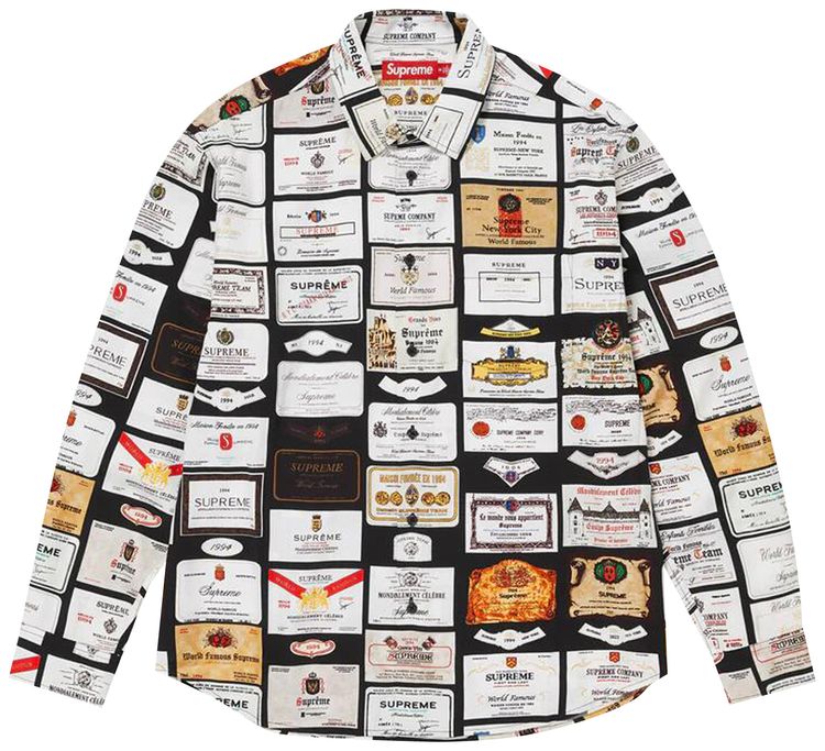 Рубашка Supreme Label, черная
Рубашка Supreme Label, черная