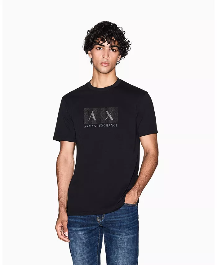 Мужская футболка с фактурной сеткой A|X Armani Exchange, черный
Мужская футболка с фактурной сеткой A|X Armani Exchange, черный