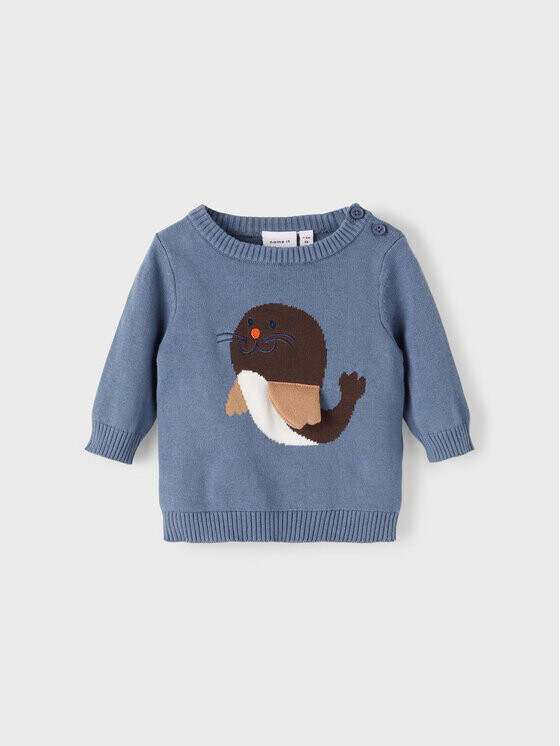 Свитер обычного кроя Name It, синий
Свитер обычного кроя Name It, синий