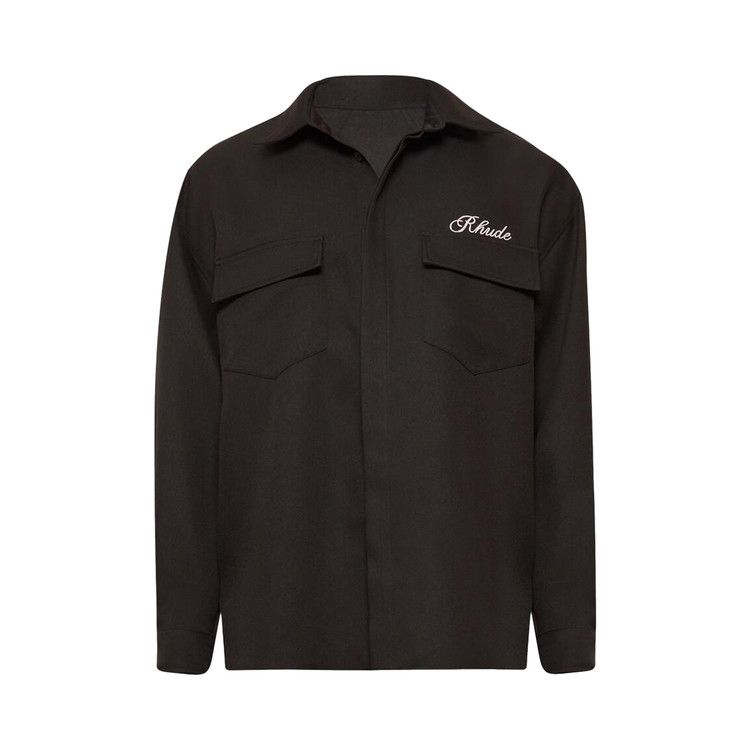 Рубашка Rhude Boxy Long-Sleeve Work Shirt, Black
Рубашка Rhude Boxy Long-Sleeve Work Shirt, Black